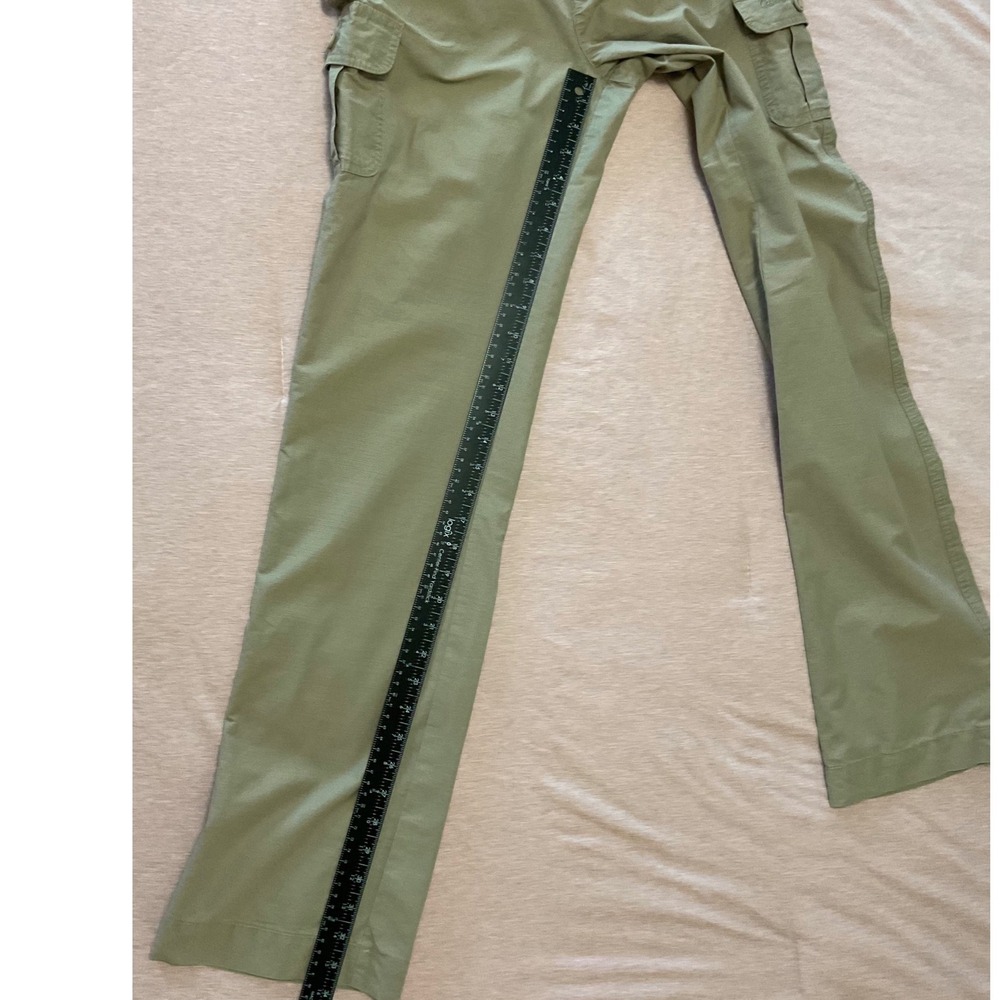 Cabelas Womens Cargo Pants Straight Leg Cotton Tencel Size 4/35 - Picture 10 of 10